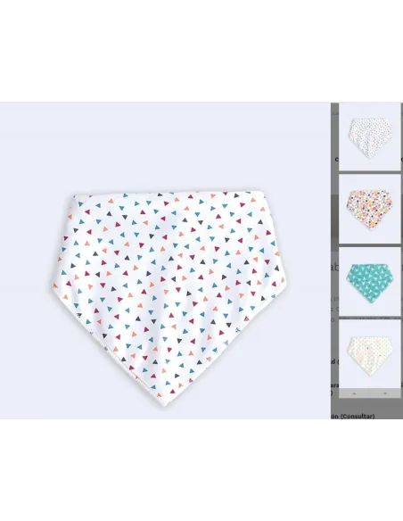 Babero Pañuelo Estampado Impermeable